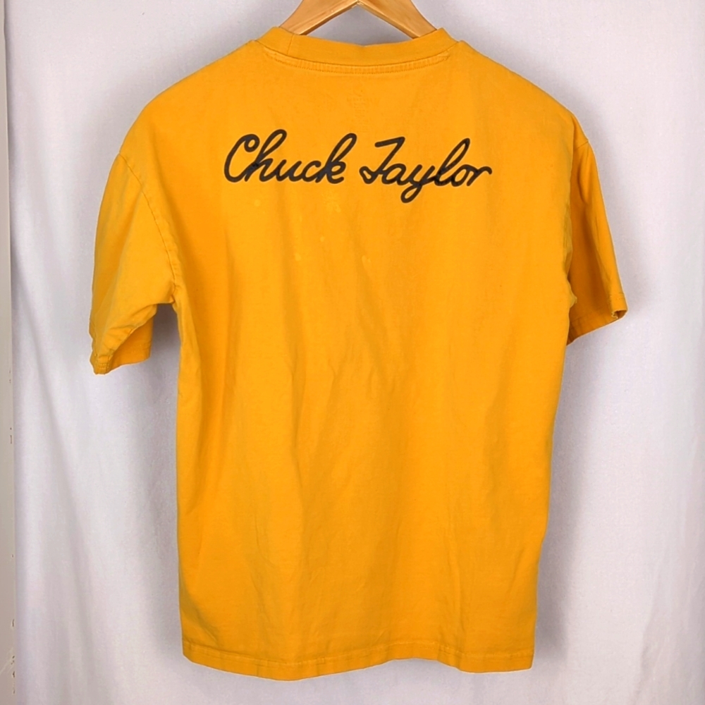 CONVERSE Yellow Chuck Taylor Shoe Patch T-Shirt